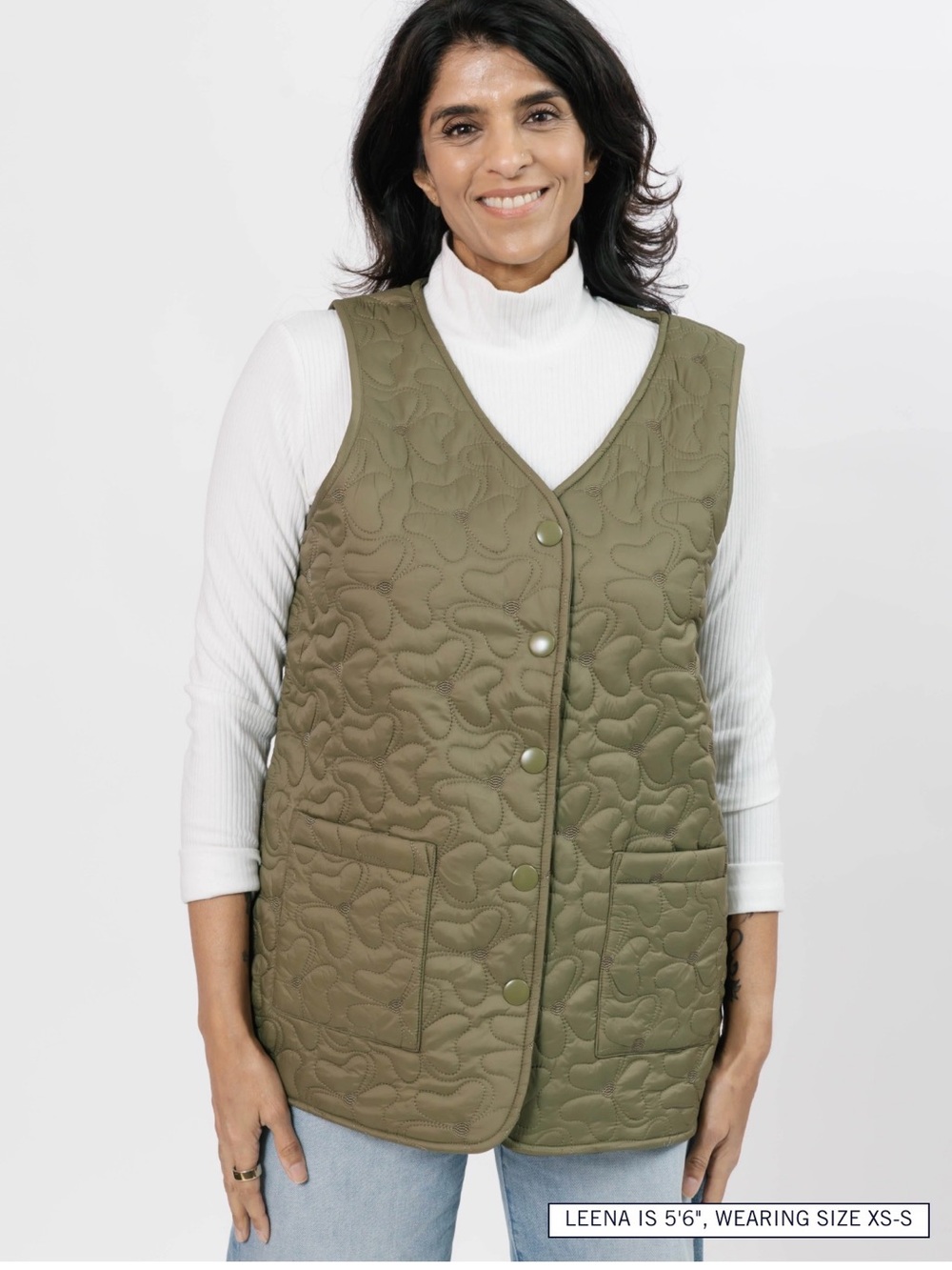Smash + Tess - CARSON QUILTED VEST IN BURNT OLIVE